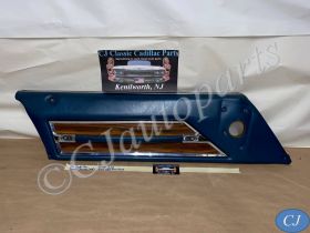 OEM 1971 1972 Cadillac Sedan Deville Fleetwood Calais 4 Door LEFT DRIVER SIDE FRONT UPPER DOOR PANEL TRIM DARK BLUE