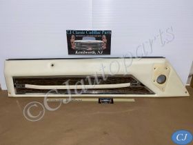 OEM 1971 1972 Cadillac Eldorado Deville Calais 2 Door LEFT DRIVER SIDE FRONT UPPER DOOR PANEL TRIM WITH PULL STRAP HANDLE