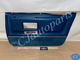 OEM 1971 1972 1973 1974 1975 1976 Cadillac Sedan Deville Fleetwood Calais 4 Door RIGHT PASSENGER SIDE REAR LOWER DOOR PANEL ARM REST with COURTESY LIGHT - DARK BLUE
