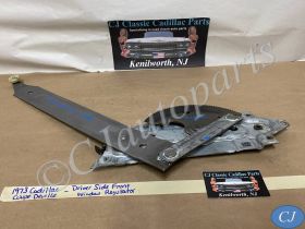 OEM 1971 1972 1973 1974 1975 1976 CADILLAC COUPE DEVILLE, CALAIS COUPE, ELDORADO 1977 1978 ELDORADO 2DR LEFT DRIVER SIDE FRONT DOOR WINDOW REGULATOR