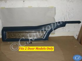 OEM 1971 1972 Cadillac Coupe Deville Calais Coupe RIGHT SIDE REAR UPPER QUARTER DOOR PANEL TRIM