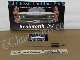NEW 1957, 1961 1962 CADILLAC DEVILLE ELDORADO FLEETWOOD CARBURETOR ACCELERATOR THROTTLE RETURN SPRING (REPLACES GM#1467295)