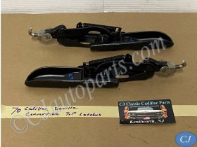 OEM 1966 1967 1968 1969 1970 Cadillac Deville Eldorado CONVERTIBLE TOP LATCH LOCK PAIR - LEFT & RIGHT #7762259/#7762258/#5717167/#5717166