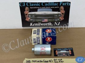 NOS 1968 CADILLAC DEVILLE ELDORADO FLEETWOOD CALAIS AC DELCO GF-439 INLINE GAS FUEL FILTER