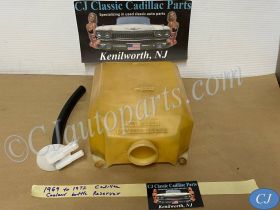 OEM 1969 1970 1971 1972 Cadillac Deville Eldorado Fleetwood Calais RADIATOR OVERFLOW COOLANT RECOVERY RESERVOIR BOTTLE WITH NEW LID