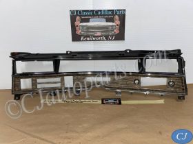 OEM 1971 1972 1973 Cadillac Deville Eldorado Calais LEFT DASH INSTRUMENT CLUSTER SPEEDOMETER RADIO BEZEL WOODGRAIN TRIM #1496235