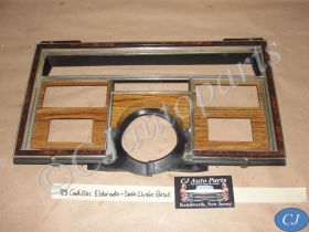 OEM 1979 1980 1981 1982 1983 1984 1985 Cadillac Eldorado DASH INSTRUMENT CLUSTER SPEEDOMETER WOODGRAIN BEZEL TRIM #1617588