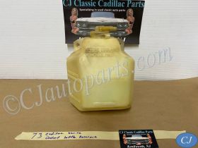 OEM 1973 1974 1975 1976 Cadillac Deville Fleetwood Calais 1973 1974 1975 1976 1977 1978 Eldorado RADIATOR COOLANT OVERFLOW RESERVOIR BOTTLE TANK W/ LID #1606624/#1601028