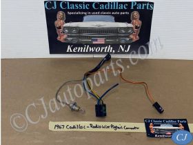 OEM 1967 1968 Cadillac Deville Eldorado Fleetwood Calais AM/FM STEREO RADIO WIRE HARNESS PIGTAIL CONNECTORS