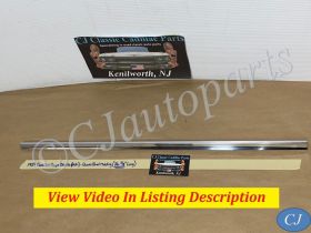 OEM 1959 Cadillac Coupe Deville 2 Door QUARTER PANEL MOLDING TRIM (FRONT 26-3/8" LONG) #3632002/#4759499