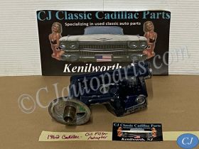 OEM 1960 1961 1962 CADILLAC DEVILLE ELDORADO FLEETWOOD 390 ENGINE ALUMINUM OIL FILTER ADAPTER HOUSING ASSEMBLY