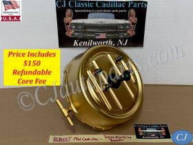 REBUILT FACTORY ORIGINAL 1961 CADILLAC DEVILLE ELDORADO FLEETWOOD DELCO MORAINE POWER BRAKE BOOSTER