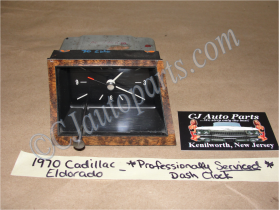 *SERVICED* 1970 Cadillac Eldorado Deville Fleetwood DASH CLOCK GENERAL TIME CORP