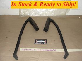 NEW STEELE RUBBER 1965 1966 1967 1968 GM CADILLAC DEVILLE ELDORADO CALAIS FRONT DOOR VENT WINDOW WEATHERSTRIP SEALS 38-0091-55 (PAIR)