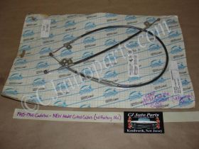 NEW 1965-1966 CADILLAC DEVILLE ELDORADO FLEETWOOD CALAIS WITH A/C E-Z SLIDER HEATER CONTROL CABLE SET WITH POLYLINER