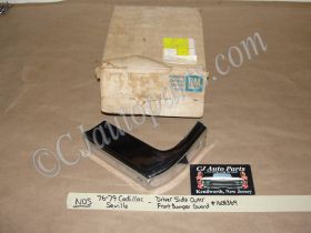 NOS GM ORIGINAL 1976 1977 1978 1979 CADILLAC SEVILLE LEFT OUTER FRONT BUMPER GUARD