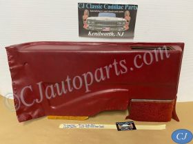 OEM 1971 1972 1973 1974 1975 1976 Cadillac Coupe Deville Calais 2 Dr LEFT DRIVER SIDE REAR LOWER DOOR PANEL ARM REST ~ RED