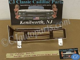 1974 1975 1976 Cadillac Deville Calais Fleetwood 1974 1975 1976 1977 1978 Eldorado DASH CLIMATE CONTROL HEADLIGHT REAR DEFROSTER SWITCH BEZEL #1602437