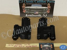 OEM 1975 1976 Cadillac Deville Fleetwood Calais 1975 1976 1977 1978 Cadillac Eldorado UPPER RADIATOR HOLD DOWN MOUNTING BRACKETS - PAIR #1605376/#1605375