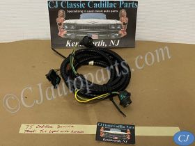 OEM 1974 1975 1976 Cadillac Deville Fleetwood Calais TRUNK TAIL LIGHT WIRE HARNESS CONNECTORS PLUGS