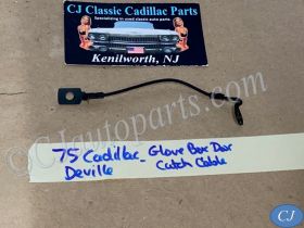 OEM 1974 1975 1976 Cadillac Eldorado Deville Fleetwood Calais DASH GLOVE BOX DOOR CATCH CABLE