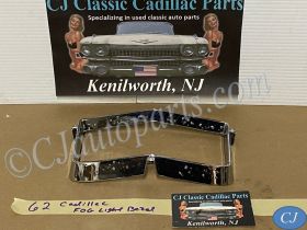 OEM 1962 Cadillac Deville Eldorado PARKING PARK FOG LIGHT BEZEL TRIM #4307957