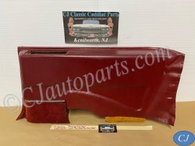 OEM 1971 1972 1973 1974 1975 1976 Cadillac Coupe Deville Calais 2 Dr RIGHT PASSENGER SIDE REAR LOWER DOOR PANEL ARM REST ~ RED