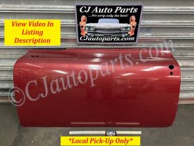 OEM 1959 1960 Cadillac Coupe Deville Eldorado LEFT DRIVER SIDE FRONT DOOR SHELL **SOLID** #4801105