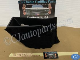 OEM 1971 1972 1973 1974 1975 1976 Cadillac Deville Eldorado Fleetwood Calais RIGHT PASSENGER SIDE KICK PANEL WASTE BASKET TRASH CAN BLACK