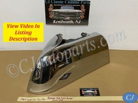 OEM 1969 1970 Cadillac Deville Calais Fleetwood RIGHT PASSENGER SIDE LOWER FRONT BUMPER END #3514863
