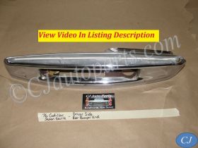 OEM 1974 1975 1976 Cadillac Deville Calais Fleetwood LEFT DRIVER SIDE BACK REAR BUMPER END #3515870