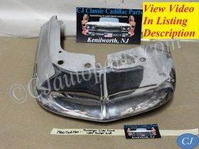 OEM 1960 Cadillac Deville Eldorado Fleetwood RIGHT PASSENGER SIDE CHROME UPPER FRONT BUMPER END CORNER #3511900
