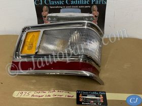 OEM 1975 1976 Cadillac Deville Calais Fleetwood RIGHT PASSENGER SIDE TURN SIGNAL PARK CORNER LIGHT LENS #1605271/#5968018/#5966732