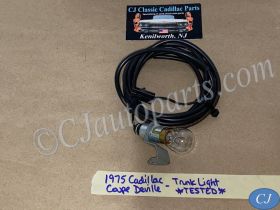 OEM 1972 1973 1974 1975 1976 Cadillac Deville Eldorado Fleetwood Calais DECK LID TRUNK LIGHT LAMP **TESTED** #9623100