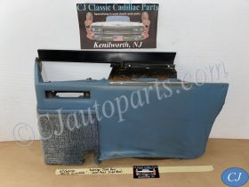 OEM 1967 Cadillac Deville Convertible RIGHT PASSENGER SIDE REAR QUARTER LOWER DOOR PANEL TRIM - LIGHT BLUE