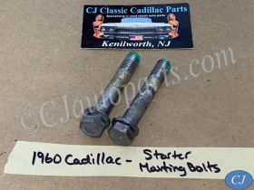 OEM 1959 1960 CADILLAC 390 ENGINE STARTER MOTOR MOUNTING BOLTS ~ SET OF 2