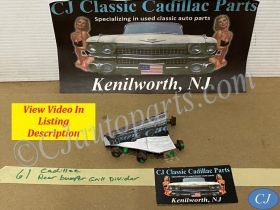 OEM 1961 Cadillac Deville Eldorado Fleetwood RIGHT PASSENGER SIDE REAR BUMPER CHROME GRILL DIVIDER ORNAMENT #1475861