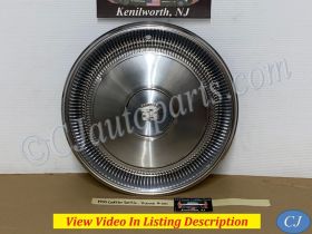 OEM 1970 Cadillac DevilleFleetwood Calais 15" HUB CAP WHEEL COVER WITH EMBLEM #001- (1 HubCap)