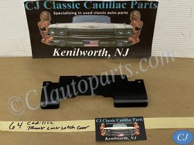 OEM 1963 1964 Cadillac Deville Eldorado Fleetwood TRUNK LOCK LATCH COVER PLATE ACCESS PANEL