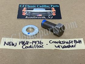 NEW 1968 1969 1970 1971 1972 1973 1974 1975 1976 CADILLAC DEVILLE ELDORADO FLEETWOOD CALAIS 472/500 ENGINE CRANK CRANKSHAFT BOLT & WASHER