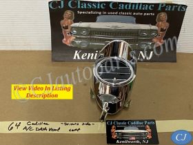 OEM 1963 1964 Cadillac Deville Eldorado Fleetwood LEFT A/C AIR CONDITIONING HEATER DASH VENT DUCT #3512892/#1479588