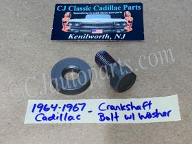 NEW 1964 1965 1966 1967 CADILLAC DEVILLE ELDORADO FLEETWOOD CALAIS 429 ENGINE CRANK CRANKSHAFT BOLT & WASHER