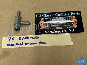 OEM 1971 1972 1973 1974 1975 1976 Cadillac Deville Eldorado Calais Fleetwood 472/500 Engine INTAKE MANIFOLD VACUUM PORT TEE TREE FITTING