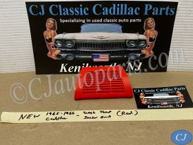 NEW 1965 1966 CADILLAC DEVILLE ELDORADO FLEETWOOD CALAIS DASH IN-CAR TEMP SENSOR GRILL COVER TRIM - RED