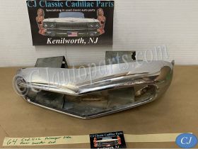 OEM 1964 Cadillac Deville Eldorado Fleetwood RIGHT PASSENGER SIDE REAR BUMPER END TAIL LIGHT SURROUND HOUSING #3513123