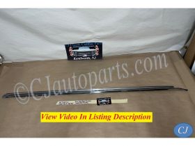OEM 1959 1960 Cadillac FlatTop 4 Door 4 Window LEFT SIDE ROOF DRIP RAIL WEATHERSTRIP RETAINER MOLDING TRIM