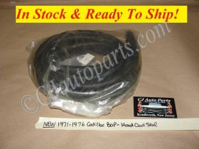 NEW 1971 1972 1973 1974 1975 1976 CADILLAC DEVILLE ELDORADO FLEETWOOD CALAIS HOOD COWL WEATHERSTRIP SEAL