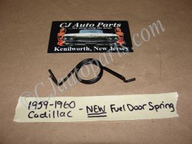 NEW 1959 1960 CADILLAC DEVILLE ELDORADO FLEETWOOD GAS FUEL DOOR SPRING - MADE IN USA