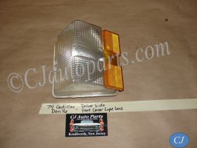 OEM 1974 Cadillac Deville Fleetwood Calais Commercial Chassis LEFT DRIVER SIDE FRONT PARK CORNER LIGHT LENS #912145