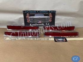 POLISHED 1974 1975 1976 Cadillac Deville Fleetwood Calais LEFT/RIGHT INNER/OUTER REAR BUMPER SIDE MARKER PARK LIGHTS #5948311/#5948207/#5948312/#5948208